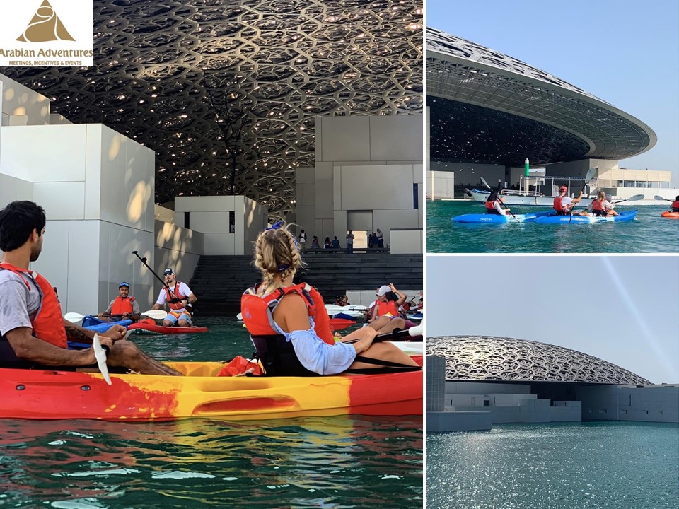 Le Louvre d’Abu Dhabi en Kayak !