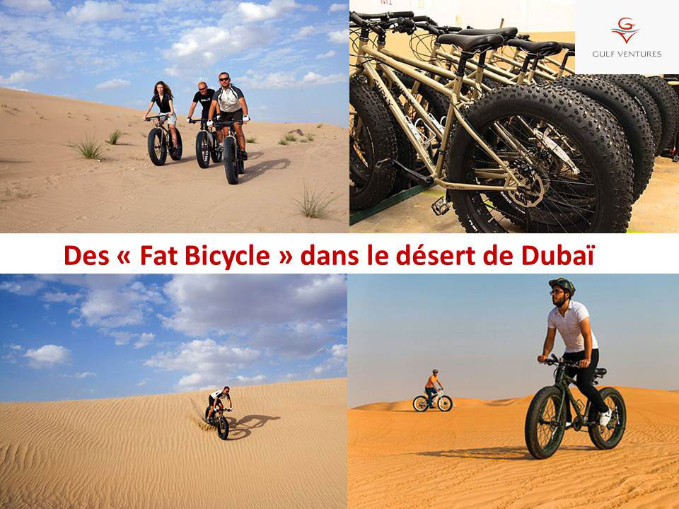 Dubaï en Fat Bike